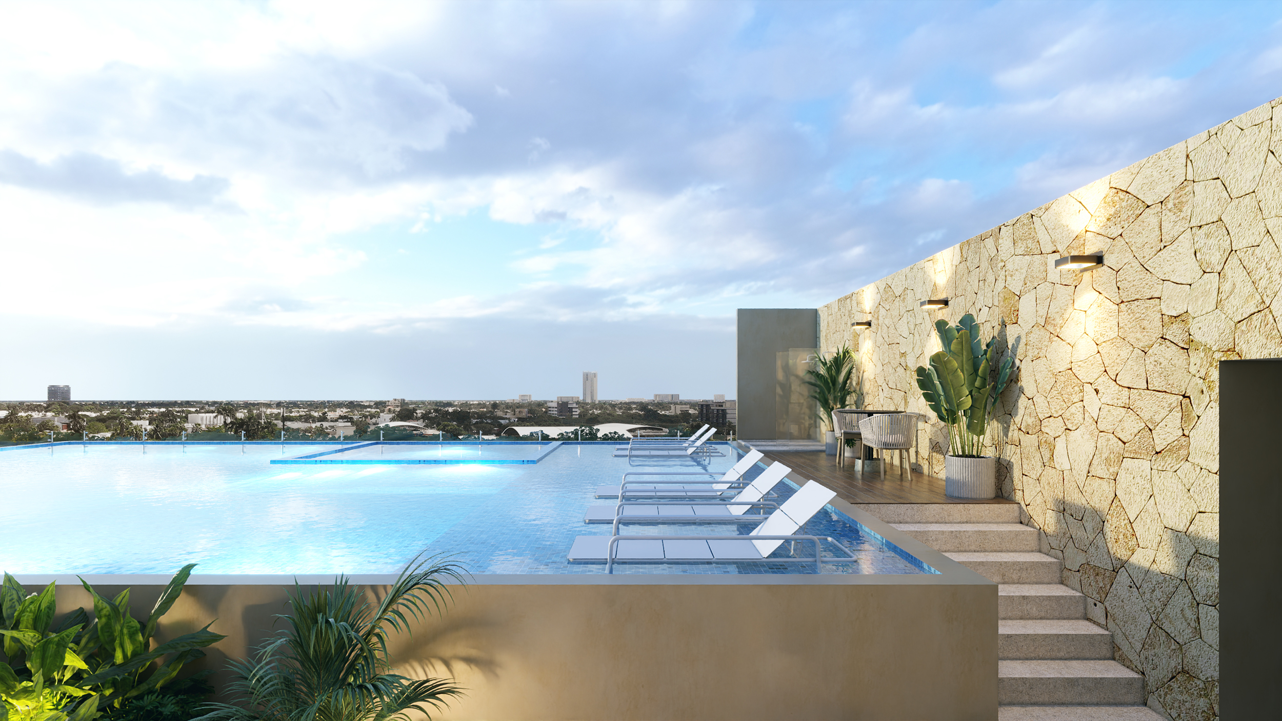 21. Hatha – Sky pool